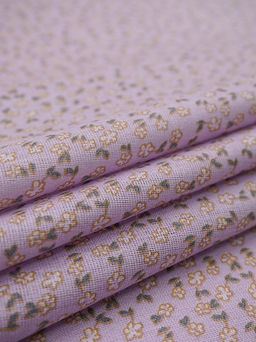 Ситец "Мелкоцветье" цв.сиреневый, ГОСТ, ш.0.8м, хлопок-100%, 86гр/м.кв