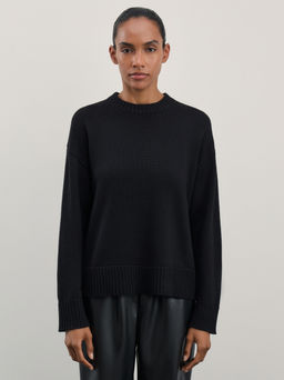 Базовый джемпер из хлопка / Zarina  фото 3