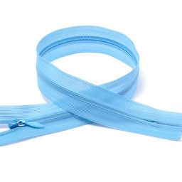 Молния Mzip пласт. потайная №3 50см н/р цв.F188 голубой уп.10шт