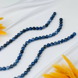 Бусины для украшений из Содалита (32 бусины) 38 см