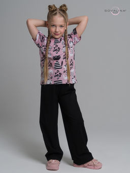 Костюм Лето коты лео-черный - Sovalina фото 2