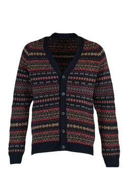Lacivert Slim Fit Yunlu V Yaka Jakarl? Triko H?rka TMNAW20HI0029 - Trendyolmilla фото 6