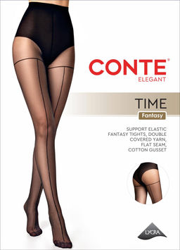 Колготки фантазийные CONTE TIME Колготки женские nero