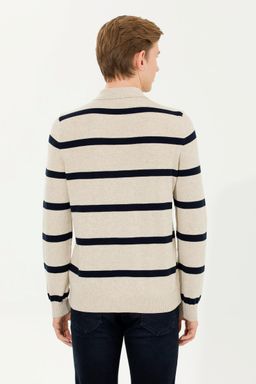 Мужской свитер из трикотажа Stone Melange - U.s. polo assn фото 5