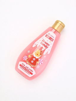 Подарочный набор новогодний: гель для душа и мочалка для тела, аромат сладкий леденец, URAL LAB