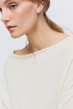 Top de un hombro en punto fino - H&m фото 8