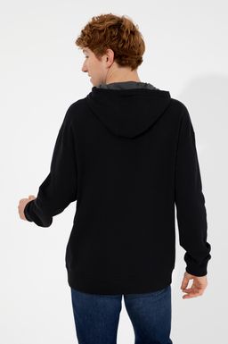 U. S. Polo Assn / Мужская черная толстовка с капюшоном - U.s. polo assn фото 5