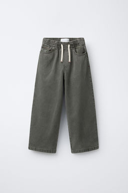 TWILL BAGGY TROUSERS