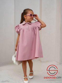 Платье для девочки пышные рукава