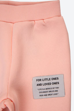 Теплый костюм для девочки из футера с начесом Bonito  фото 4