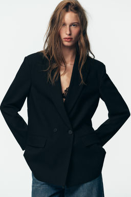 OVERSIZED DOUBLE-BREASTED BLAZER - Zara фото 26
