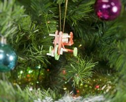 Елочная игрушка - Детский велосипед с багажником 410-3 Star