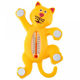 Термометр уличный +50-30С "Котик" 16,5х10см, на липучках, пластик, в п/эт пакете на картоне (Китай)