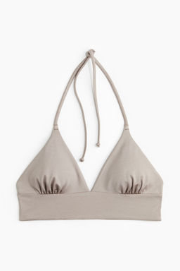 Top de bikini triangular con relleno