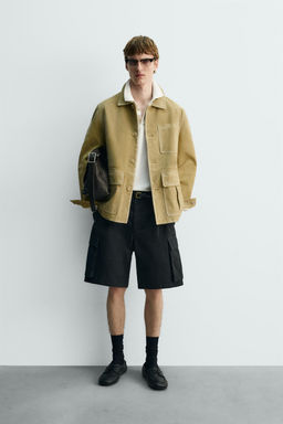 LIMITED EDITION SUEDE JACKET WITH POCKETS - Zara фото 9