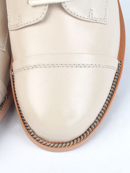 03-HP9958M BEIGE Полуботинки женские (натуральная кожа)