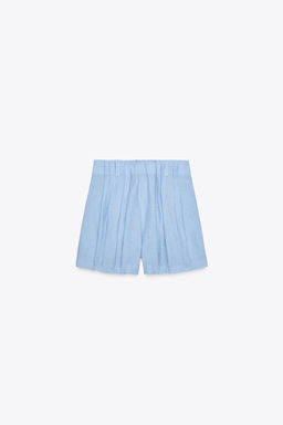100% LINEN SHORTS ZW COLLECTION - Zara фото 12