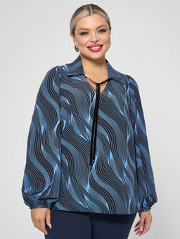 Блузка 0059-27п кремово-белый - Dora фото 11