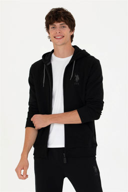 Свитшот мужской U. S. Polo Assn черный из хлопка - U.s. polo assn фото 8