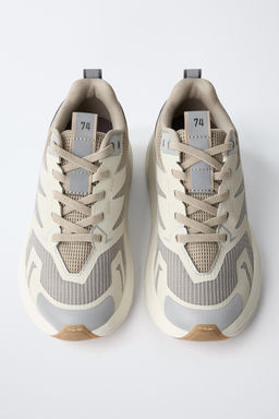 ZAPATILLA DEPORTIVA MULTIPIEZAS / Gris - Zara фото 5