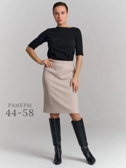 юбка на круговой резинке в составе ШЕРСТЬ