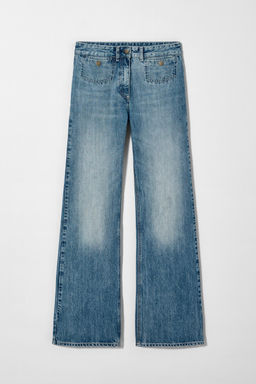 MID-WAIST WIDE-LEG JEANS KATE MOSS X ZARA  фото 6
