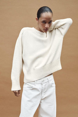 PLAIN KNIT SWEATER - Zara фото 2