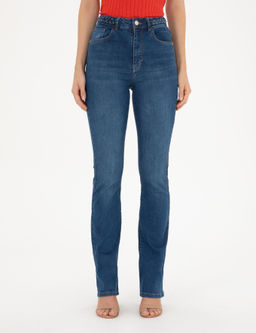 Koyu _ndigo Flare Fit Jean Pantolon - Pierre cardin фото 2