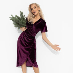 Платье бархатное, Эффект сияния (соблазн) - Charutti фото 2