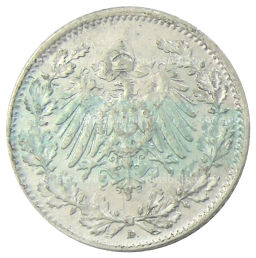 1/2 марки 1915 года D Германия