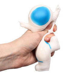 Цена за 12 шт. Антистресс сквиш мялка Funny toys «Космический улёт», с пастой, в шоубоксе, МИКС