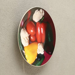 Тарелка декоративная Овощи, D=17,5 см - Simaland фото 4