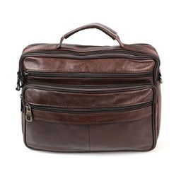Мужская кожаная сумка 8109 Браун