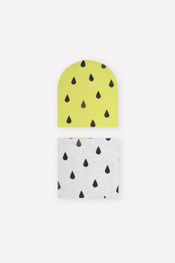 Crockid _ К 8151/фисташковый,св.серый меланж,капли комплект дет