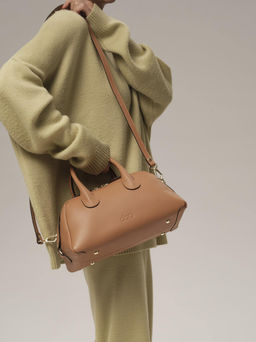 Кожаная сумка Kandys DBR 31206 светлый орех фото 5