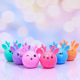 Цена за 24 шт. Бальзам для губ Оленёнок