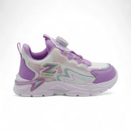 Кроссовки А7010-17 бело фиолетовые - Sport фото 2