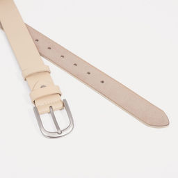 Ремень женский, ширина 3,5 см, винт, пряжка металл, цвет бежевый - Simaland фото 2