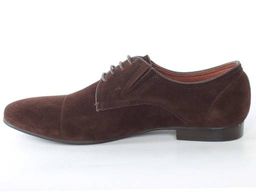 1912-1B-72 BROWN Полуботинки мужские (натуральная замша) - Фабричный китай фото 7