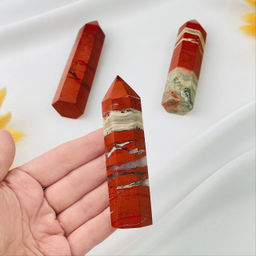 Кристалл из кирпичной Яшмы - Радуга самоцветов фото 2