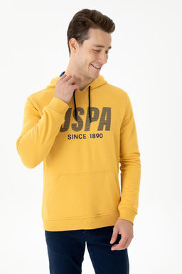 U. S. Polo Assn Мужская горчичная толстовка с капюшоном - U.s. polo assn фото 15