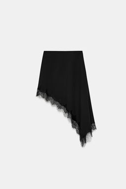 ASYMMETRIC LACE SKIRT ZW COLLECTION - Zara фото 5