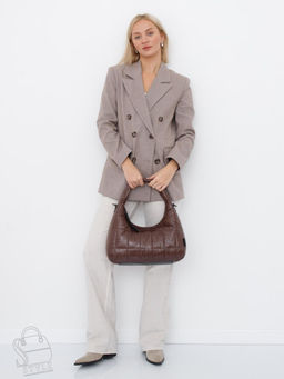 Сумка женская  593461-1S cappuccino Velina Fabbiano-Safenta в Новосибирске