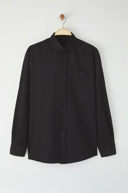 TRENDYOL MAN Mavi Regular Fit Oxford Kolay Utulenebilir Erkek Gomlek TMNSS25GO00079 - Trendyolmilla фото 2