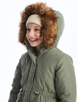 Kap??onlu Basic K?z ?ocuk Mont - Waikiki фото 3