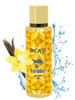 Мист для тела и волос Beas Body & Hair Vanille De Caraibes 250 ml  фото 2