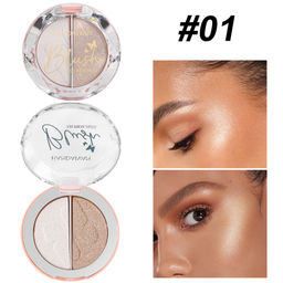 Двухцветная палетка румян тон 01