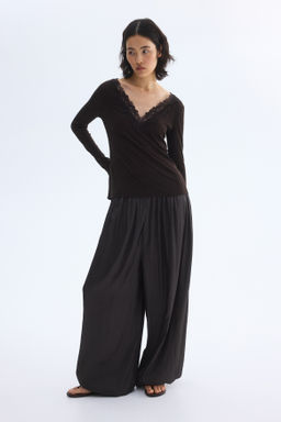 Top con ribete de encaje - H&m фото 4