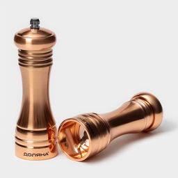 Набор мельниц для специй Доляна Медиал, 2 шт., 16.2 см, цвет медный