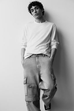 Baggy Cargo Jeans - H&m фото 2